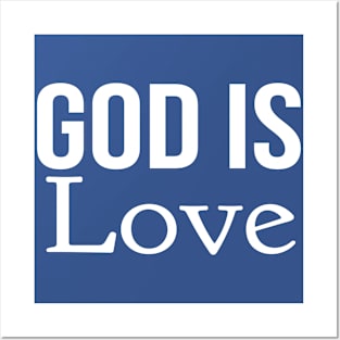 God Is Love Cool Motivational Christian Posters and Art